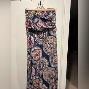 Alex & Trixie Silk Maxi Dress
